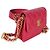 Gabrielle Portamonete Chanel Pink Quilted Caviar Twist Your Buttons con catena Rosa - vista 4