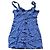 Autre Marque Realisation Kleid aus blauer Seide Mehrfarben