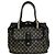 Louis Vuitton Monogram Mini Sac Marie Kate Tote Handbag Marrone Bianco Blu navy