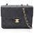 Borsa a tracolla Chanel Mini Matelassé 20 Nero