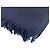 Sciarpa Chanel in cashmere e seta blu navy - vista 2