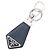 Saffiano Accessorio Portachiavi Prada Navy Blu navy