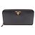 Cartera larga de piel negra de Prada Negro