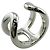 Ring Hermès Anello Hermes Osmos GM in Argento Sterling 925 - vista 5