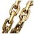 Louis Vuitton MP2993 Collier LV Edge Cadena Metal Necklace D'oro - vista 3