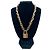 Louis Vuitton MP2993 Collier LV Edge Cadena Metal Necklace D'oro - vista 9