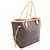 Louis Vuitton Neverfull MM Monogram Tote Bag Braun - Ansicht 2