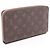 Cartera Louis Vuitton Zippy Organizer Monogram Castaño Monograma - vista 2