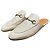 Mules Gucci Princetown Horsebit Bianco