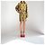 Autre Marque Sally LaPointe Paillettenkleid gold-schwarz gemustert Golden - Ansicht 2