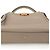 Borsa a tracolla Fendi Peekaboo Regular Grigio - vista 4