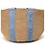 Chloé x Mifco Collaboration Woody Large Basket Bag Blue Beige - view 3
