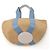 Chloé x Mifco Collaboration Woody Large Basket Bag Blue Beige - view 4