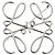 Spilla Anagram Loewe Argento Palladio