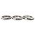 Anello Chanel Triple Logo in Argento - vista 3
