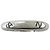 Anello Chanel Triple Logo in Argento - vista 5