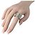 Anello Chanel Triple Logo in Argento - vista 8