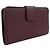 Cartera Prada bi-fold en piel Saffiano Rosa Crudo Burdeos - vista 3