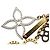 Portachiavi Charm Monogram Louis Vuitton Argento D'oro - vista 6