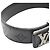Bracciale in pelle con charm Louis Vuitton Nero - vista 5