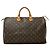 Louis Vuitton Monogram Brown Boston Bag Braun