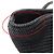 Borsa Tote Saint Laurent in rafia nera Nero - vista 12
