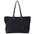 Borsa Tote Saint Laurent in rafia nera Nero - vista 2