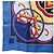 Hermès Foulard Hermes Carre 90 - Washington's Carriage Blu - vista 4