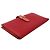 Hermès Cartera Larga Bearn para Mujer Hermes Rosa Roja - vista 3