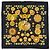 Hermès Foulard Hermes Carre 90 - LE ROY SOLEIL Nero Multicolore Giallo