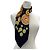 Hermès Foulard Hermes Carre 90 - LE ROY SOLEIL Nero Multicolore Giallo - vista 7