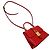 Borsa a mano Louis Vuitton in pelle Epi Rosso - vista 3