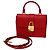 Borsa a mano Louis Vuitton in pelle Epi Rosso - vista 7