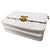 Mini borsa Chanel Matelassé Bianco Giallo - vista 11