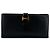 Hermès Hermes Bearn Soufflé Leder Geldbörse Schwarz