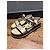 Sandali platform Chanel Beige e Black Nero - vista 12