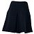 Timeless Falda línea A CHANEL de lana bouclé negra con botón CC - FR 48 de segunda mano - vista 4