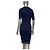 Timeless CHANEL Karl Lagerfeld Marine Kaschmir Strickkleid Sz.38 gebraucht - Ansicht 4