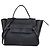 Céline Mini borsa a mano Celine Belt in pelle nera Nero