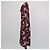 Vestido maxi Zolfo Weekend Max Mara de seda borgoña con estampado de pájaros Burdeos - vista 2