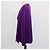 Blusa de manga comprida em seda roxa com folhos frontais Alexander McQueen Roxo - vista 2