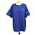 Céline T-shirt ampia Celine in cotone blu Triomphe