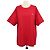Céline T-shirt ampia Celine in cotone rosso Triomphe