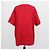 Céline T-shirt ampia Celine in cotone rosso Triomphe - vista 3
