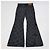 Louis VUitton Black Denim Monogram Fishnet Flared Pants - view 2