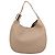 Borsa hobo Stevie in pelle beige Jimmy Choo
