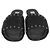 Sandali bassi Nanda con borchie in pelle nera Jimmy Choo Nero
