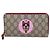 Cartera con cremallera Gucci Beige GG Supreme Canvas Limited Edition Bosco Patch