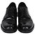 Derby stringati Prada in pelle spazzolata nera Nero