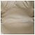 Chloé Borsa Tote Large Woody Chloe Beige/Natural in tela e pelle Marrone - vista 6